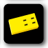 USB付コンセントタップ黄色