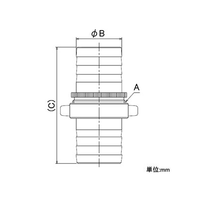 カクダイ カップリング タケノコ式 散水・屋外冷却用 タケノコ外径32mm 黄銅製  5141-30 画像2