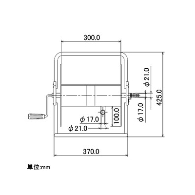 カクダイ ホースドラムMG 散水・屋外冷却用  5501 画像2