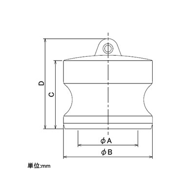 カクダイ ダストプラグ 大口径ホース接手 完全止水式 散水・農水用 呼び25 プラグ×オス  518-062 画像2