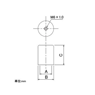 カクダイ 取出しキャップ 呼び13 取付穴M6×1.0  0579B-13 画像2