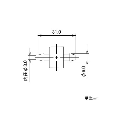 カクダイ 滴下ニップル マカロニホース用先端ノズル  5741B 画像2