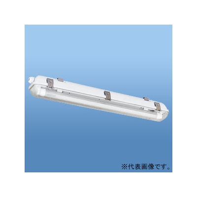 ナニワ 直管LEDランプ用器具 防水カバー型 20W型 1灯用 片側配線 全長655mm  NEL-FBS201K