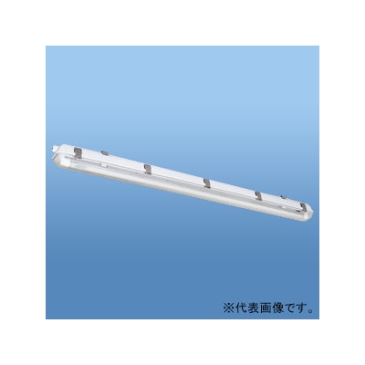 ナニワ 直管LEDランプ用器具 防水カバー型 40W型 1灯用 片側配線 全長1265mm  NEL-FBS401K