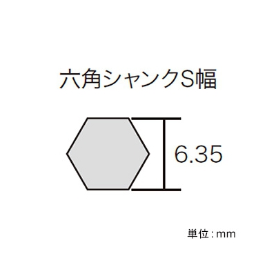 ジェフコム 六角軸コバルトドリル 6.0mmタイプ 六角シャンク幅6.35mm  RCD-60 画像2