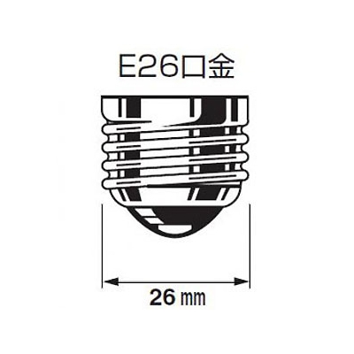 三菱ケミカルメディア 【在庫限り生産完了】LED電球 一般電球形 40W相当 広配光タイプ 昼光色 口金E26 密閉器具対応  LDA4D-G/LCV3 画像2