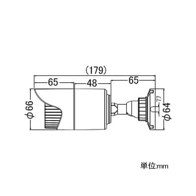 マザーツール フルハイビジョン高画質防水型AHDカメラ 210万画素CMOSセンサー搭載 屋外用  MTW-3514AHD 画像2