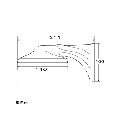 マザーツール 壁面設置用ブラケット MTD-SD03FHD専用  MT-SD03BK? 画像2