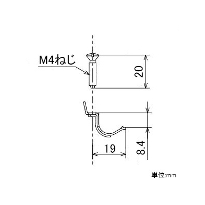 パナソニック 石膏ボード用はさみ金具 7～18mm壁用 20コ入  WN3993K020 画像3