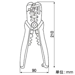 エンジニア マルチワイヤーストリッパー ストリップ範囲0.05～8㎟ カット範囲0.05～6㎟ 電線径自動調整機能付  PAW-01 画像4