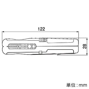 エンジニア コンパクトストリッパー 多用途用 ポケットサイズ ミリ・インチ目盛付  PAW-21 画像3