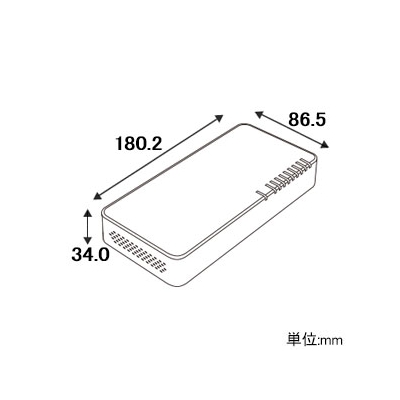 ELECOM(エレコム) ギガビットスイッチングハブ 1000BASE-T対応 プラスチック筐体 電源内蔵タイプ 8ポート エコ省電力タイプ ループ検知機能搭載 マグネット付 ブラック  EHC-G08PN2-JB 画像3