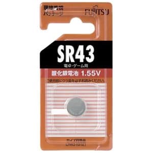 富士通 酸化銀電池 1.55V 1個パック SR43C(B)N