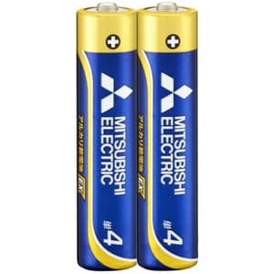 三菱 【在庫限り生産完了】アルカリ乾電池 長持ちハイパワー EXシリーズ 単4形 2本パック  LR03EXD/2S
