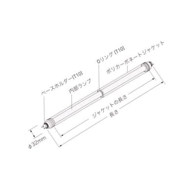 DNライティング(ディーエヌライティング) 【受注生産品】コールドケースランプ 冷510 T6 ランプ長:1149mm 白色 色温度:4200K  FLR48T6Wレイ510 画像2