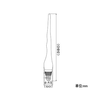 ビートソニック LED電球 《美影 Tsurara(つらら)-B》 30W相当 全光束360lm 電球色 E26口金  LDA003-A1 画像2