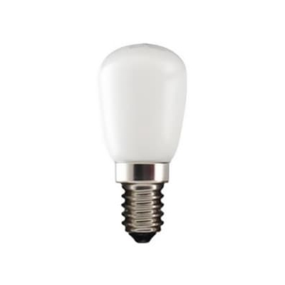 ビートソニック LED電球 サイン球タイプ 15W相当 全光束100lm 電球色 E14口金 フロスト LDC001-W