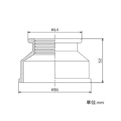 東芝 防水パッキン 街路灯リニューアル用LEDランプオプション E39口金用 HG-43191C・HG-43190F用  LDTSX-P-E39 画像2