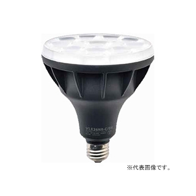 ニッケンハードウエア LED電球 《ViewLamp》 バラストレス水銀ランプ160W形 縦型看板用 狭角40° 電球色 E26口金 アイボリー VLE26NR-W