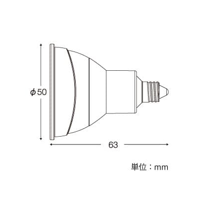 ウシオライティング LED電球 ダイクロハロゲン形 Vividモデル JDR40W相当 電球色 中角配光 調光対応 口金E11  LDR5L-M-E11/D/27/5/25-HC-C 画像2