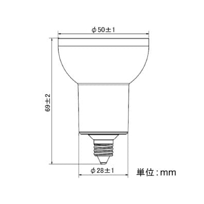 パナソニック LED電球 ハロゲン電球タイプ 白色 中角タイプ 調光器対応形 口金E11  LDR5W-M-E11/D 画像2