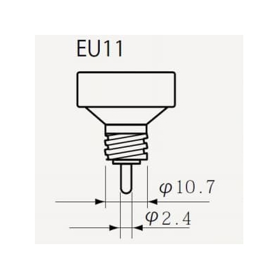 ウシオライティング 低封入圧二重管型ハロゲンランプ 65W EU11口金  JDW110V65WGS/K(EU11) 画像4