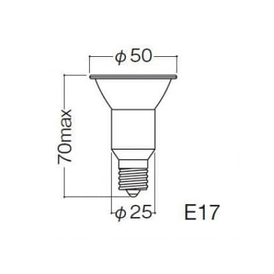 岩崎電気 アイ ダイクロクールハロゲンplus 省電力タイプ φ50 110V 50W形 中角 E17口金 JDR110V30WUV/MK/H2/E17