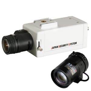 日本防犯システム 屋内用ボックスカメラレンズセット EX-SDI対応2.2メガピクセル 8～50mmレンズ JS-CH2012セット3