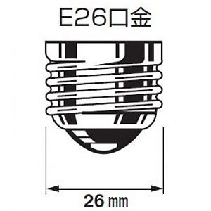 パナソニック LED電球 T形 60W相当 全方向タイプ 昼光色 全光束1070lm E26口金 密閉型器具・断熱材施工器具対応  LDT8D-G/S/T6 画像2