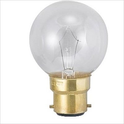 アサヒ ボールランプ クリヤー 60W 直径50mm B22D口金 G50B22D110V60WC