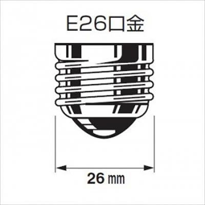 アサヒ 白熱電球 110V 40W ホワイト E26口金  LW110V40W55 画像2