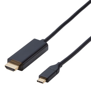 ELECOM(エレコム) Type-C用HDMI変換ケーブル TypeCオス-HDMIオス 長さ1m CAC-CHDMI10BK