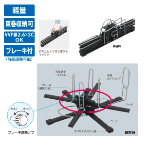 ジェフコム Vマワール 折りたたみ式 束巻収納可  VR-480BF 画像2