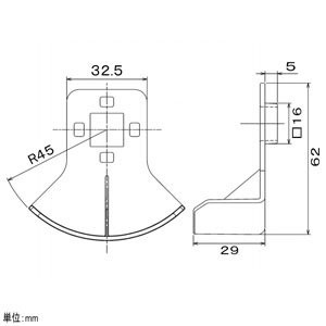 三菱 別売風向調整板 給気レジスター専用  P-13QRH2 画像2