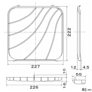 三菱 標準換気扇用交換形フィルター 5枚入  P-15XF4 画像2