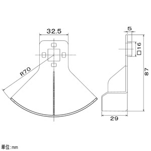 三菱 別売風向調整板 給気レジスター専用  P-18QRH2 画像2