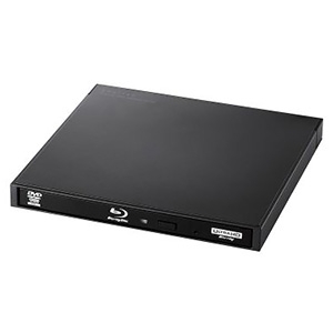 ELECOM ポータブルBlu-rayドライブ USB3.2Gen1・UHDBD対応 Windows用書込ソフト付 ブラック  LBD-PWA6U3LBK