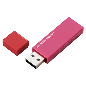 ELECOM キャップ式USBメモリー USB2.0対応 32GB ピンク  MF-MSU2B32GPN