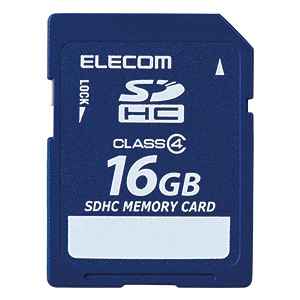 ELECOM SDHCカード 16GB Class4対応 データ復旧サービス付 MF-FSD016GC4R
