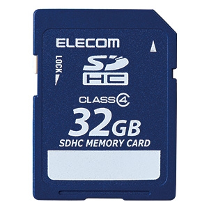 ELECOM SDHCカード 32GB Class4対応 データ復旧サービス付 MF-FSD032GC4R