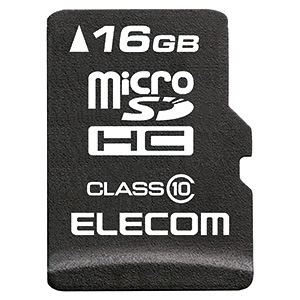 ELECOM microSDHCカード 16GB 防水性能IPX7 Class10対応 データ復旧サービス付  MF-MSD016GC10R