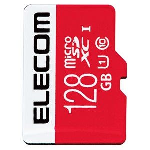 ELECOM microSDXCカード 128G 防水性能IPX7 UHS-I U1対応  GM-MFMS128G