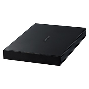 ELECOM 外付けポータブルSSD 500GB USB3.2Gen1対応 データ復旧サービスLite付 ブラック  ESD-EJ0500GBKR