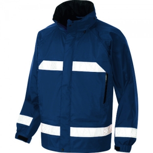 アイトス 全天候型リフレクタージャケット(男女兼用) ネイビー 3L AZ10581189LL