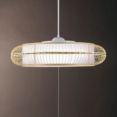 ラッキー 和風ペンダントライト ひご飾り付(プラスチック) 8 12畳用 蛍光灯114W 昼光色 プルスイッチ LJT-19044