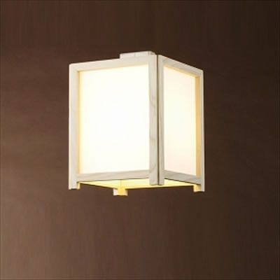 ラッキー 小形シーリングライト 合成紙(和紙柄仕上) 電球形蛍光灯付属(60W形 電球色) 壁スイッチ点灯タイプ LEK-11221