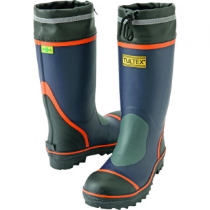 アイトス 安全ゴム長靴(踏み抜き抵抗板入り) ブラックXイエロー AZ10584409LL