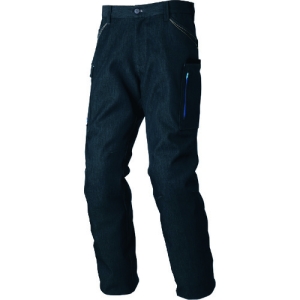 アイトス カーゴパンツ(ノータック) デニムブラック 4L AZ10581500LL