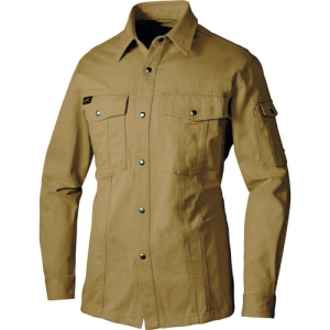 アイトス 長袖シャツ(厚地) ベージュ LL AZ10581994LL