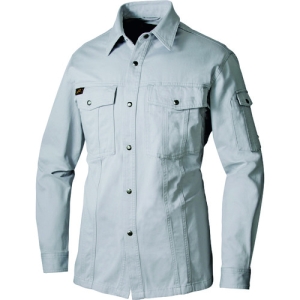 アイトス 長袖シャツ(厚地) グレー L AZ10582000LL